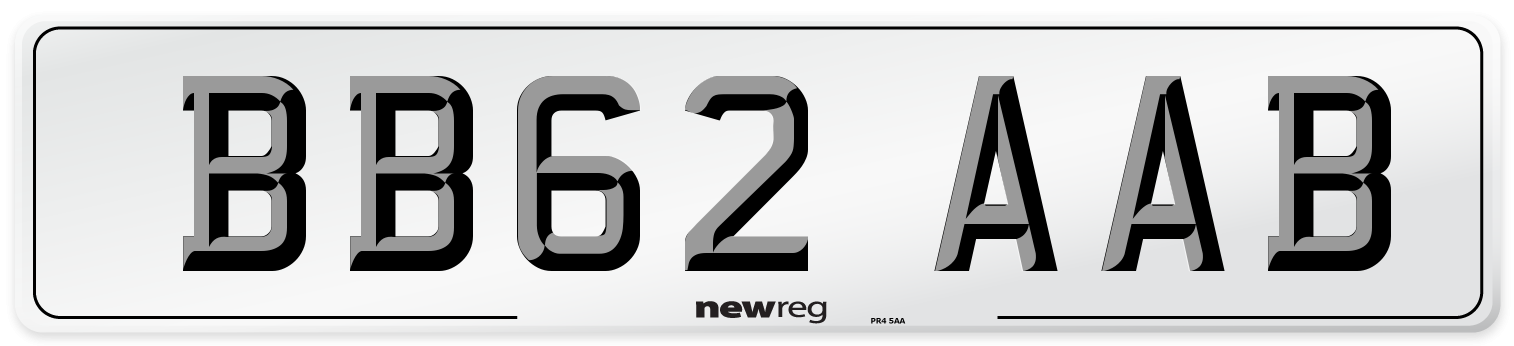 BB62 AAB Number Plate from New Reg